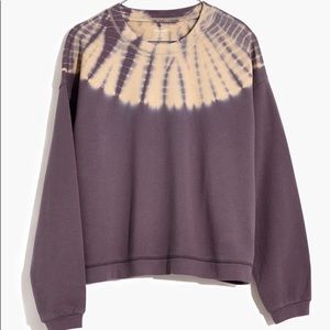 MADEWELL Women's Tie Dye Resourced Cotton Swing Sweatshirt. M.